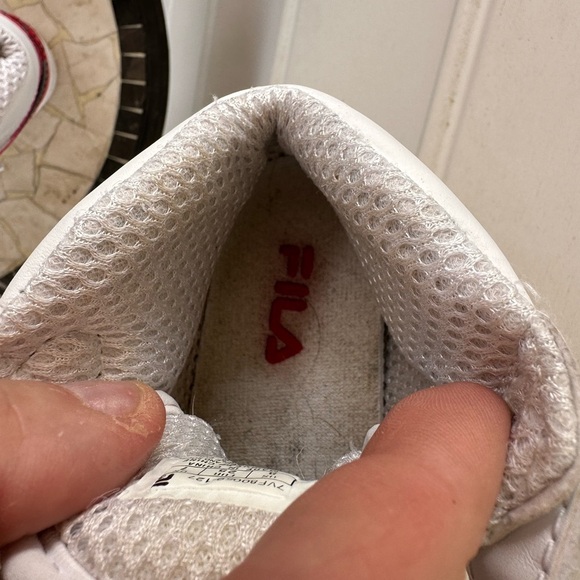 Fila boys toddler high top sneakers size 8 - Picture 3 of 9